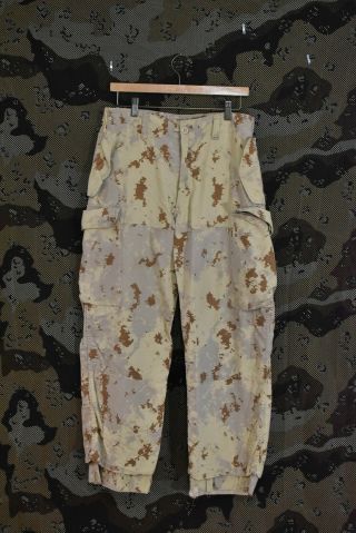 Rare Canadian Army Desert Cadpat Digital Camo Pants,  Size Small Short