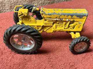 Rare Yellow Tru Scale 891 1/16 Scale Tractor With Folding Seat Ertl Eska WF 2