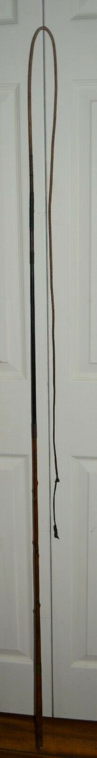 Antique Victorian Holly Coach/ Carriage Driving Whip
