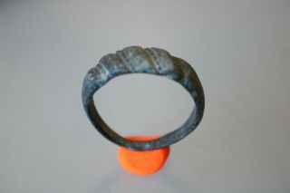 Ancient Viking Scandinavian Bronze Ring 8 - 10th Century Ad.