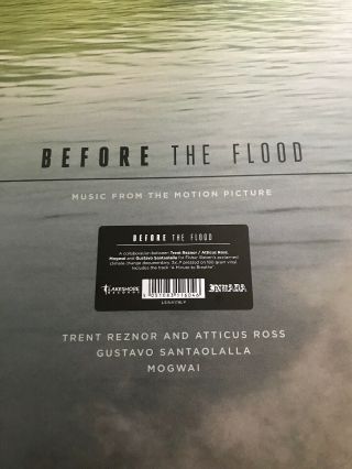 Before The Flood (soundtrack) Trent Reznor Nine Inch Nails Rare