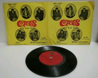 Rare - The Cats One Way Wind - Unique Cover Label Sas Malaysia Singapore Ep - Not Lp