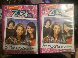 Rare Zoey 101 Nickelodeon 3rd Season 2 Vol 5 Disc Dvd Set