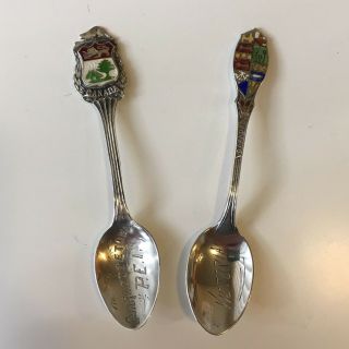 Vintage Sterling Silver Souvenir Spoons Victoria Prince Edward Island Canada 2