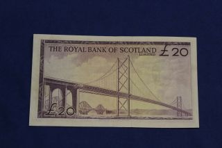SCOTLAND / ROYAL BANK OF SCOTLAND / 20 POUNDS 1969 P.  332/ XF / RARE 2