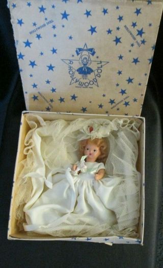 1940s Hollywood Doll Princess Series Bride Box Booklet Composition 6 " Nancy Ann