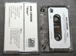 Alex Lifeson (rush) : Victor.  Cassette Tape.  Advance Promo.  Vintage.  Rare.