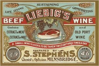 Vintage Ad Poster Liebig 