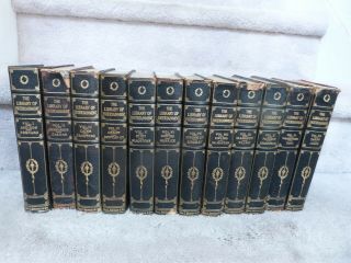 Antique Books 12 Volumes Complete Set Of The Library Of Entertainment Poe 1918