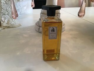 Antique Vtg Perfume Bottle Arpege Eau De Lanvin 4 Fl Oz