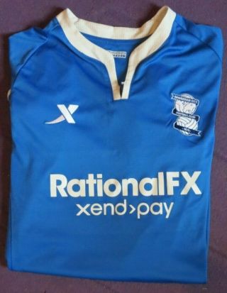 Mens Birmingham City Home Shirt 2011 - 12 Size Medium Xtep Europa League Rare