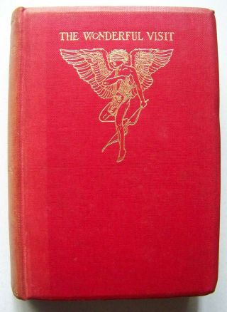Rare 1895 U.  K.  1st Edition The Wonderful Visit By H.  G.  Wells Fallen Angel Story