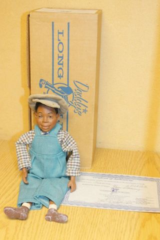 Rare Promo Daddys Long Legs Folk Art African American Marcus Boy Doll