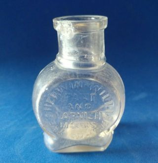 Antique Rare Sherwin Williams Paint And Varnish Makers Glass Bottle 2 Ounce 1890