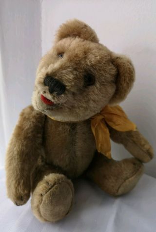 Antique Vintage Old German Baby Teddy Bear 1930s,  9 "