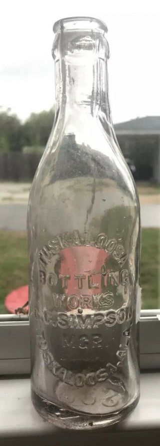 Rare Variant Clear Tuskaloosa Tuscaloosa Bottling Alabama Ala Bottle
