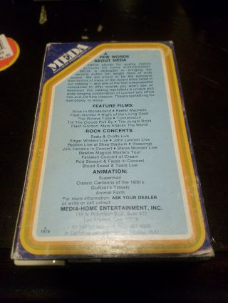 The man who knew too much Beta not vhs MEDA not media rare 2