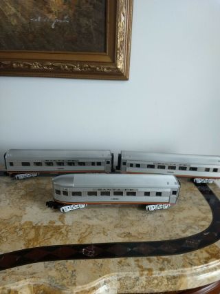 Vintage Lionel 3103 & 3105 & Rare 3198 Santa Fe Passenger Cars Lionel Trains