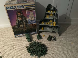 Rare Vintage Marx Toys Navarone The Mountain Battleground Play Set 3412