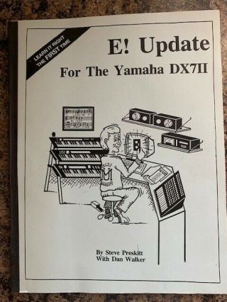 Vintage 193 Page Yamaha Dx7 Ii Digital Synthesizer E Update Rare Pub 1989