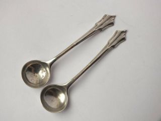 Art Deco Sterling Silver Salt Spoons 1925