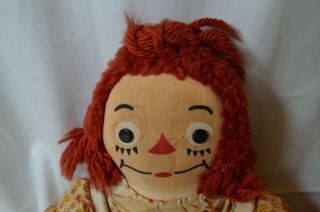 Vintage 1960s Knickerbocker Raggedy Ann and Andy 15 