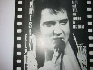 Vinyl Lp Record.  Elvis Presley Is Alive And Well And Singing In L.  V.  Rare M -