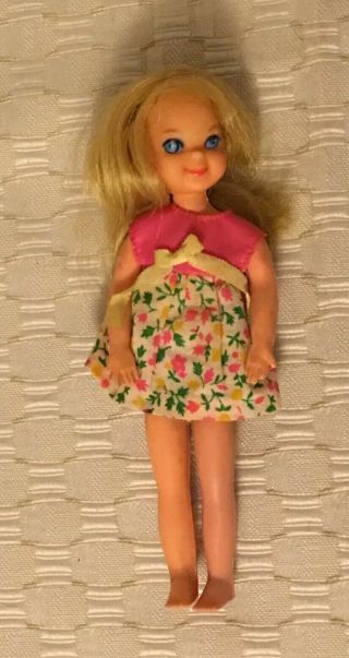 Vintage Chris & Tutti 6 " Barbie Family Sister Dolls Mattel 1965 Japan Tagged