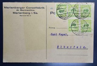 Germany 1923 Rare Sign 5000000000 Marks Hyper Inflation Decemb Over Marienberg
