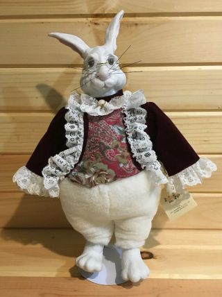 Vintage English Manor Porcelain Special Edition Mr.  Rabbit Doll