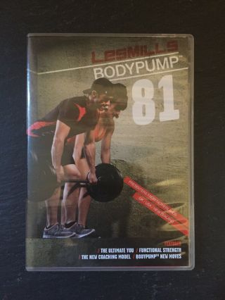 Les Mills Bodypump Release 81 Cd/dvd 2 Disc Set (instructor Kit) Rare