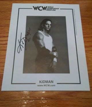 Autograph Picture Billy Kidman Wcw Wrestling 8x10 1999 Auto Rare Early P1