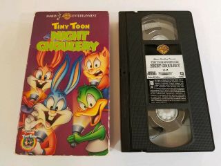 Tiny Toon Adventures Night Ghoulery Vhs Tape 1996 Cartoon Rare Spielberg