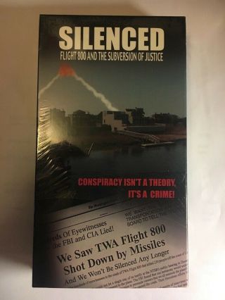 Silenced Flight 800 & The Subversion Of Justice Vhs Twa 1996 Rare Hard To Find