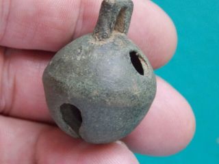 Large Medieval Bronze Crotal Bell Loud Ring Metal Detecting Detector Finds