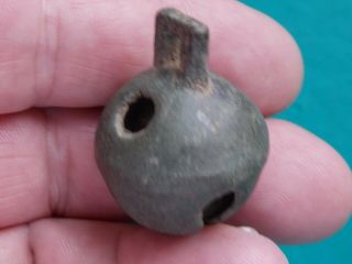 large medieval bronze crotal bell loud ring metal detecting detector finds 3