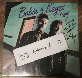 Rare Freestyle Signed To Me :) Babie & Keyes - Playgirl 12 " Vinyl Autographed