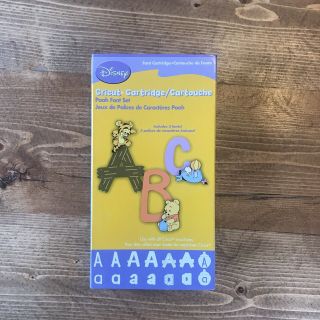 Unlinked Cricut Cartridge - Disney Pooh Font Set - Retired And Rare Alphabet