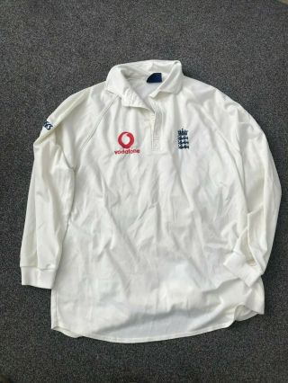 England Cricket Shirt Top By Asics Old Rare Shirt Size Xl Vintage