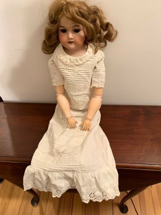 24” Antique German Doll Marked “ Dep,  4,  Germany,  Armand Marseilles.