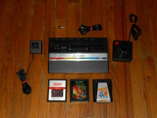 Video Game System - Vintage - Atari 2600 Jr - With - Rare