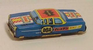 Vintage Batman Batmobile Tin Toy Extremly Rare Japan