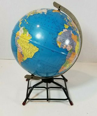 Vintage 1950s Replogle 8 " Metal World Globe