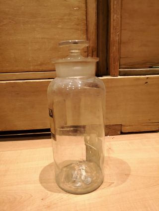 Antique Crosthwaite ' s St Marys ON Wyeth Apothecary Glass Bottle Jar Pot Iodide 2