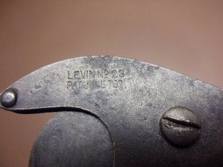 Antique LEVIN No 23 Hand Forged Pruning Shears Pruners Gardening Scissors LQQK 2