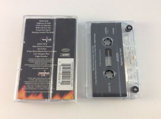 Highway to Hell [Remaster] by AC/DC (Cassette,  2003,  Epic) Clear RARE 2