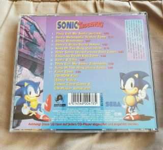 RARE CD Sonic the Hedgehog - Arcade,  1996 They Call Me King Ring SEGA OST Music 2