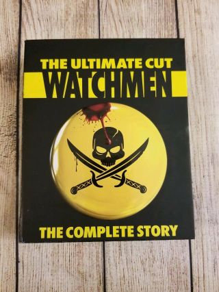 Watchmen The Ultimate Cut Blu - Ray Box Set.  The Complete Story.  Oop And Rare