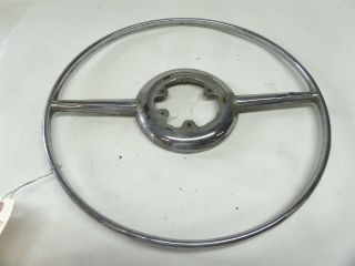 1942 - 43 - 44 - 45 - 46 - 47 Ford Vintage Chrome Horn Ring Ford Part 21a 3625a Rare Find