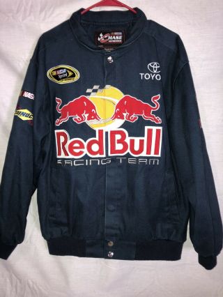 Rare Red Bull Racing Nascar Jacket Mens Size Medium Chase Authentics